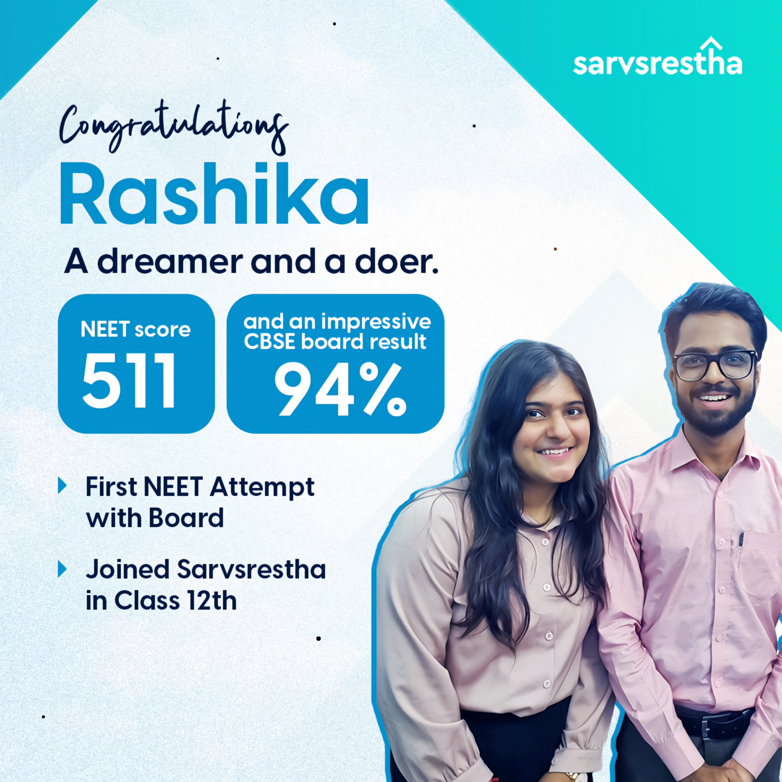 Sarvsrestha Instutute | Best NEET Coaching Institute in Raipur, Chhattisgarh | Designed & Developed By: Akshayani IT Solutions Pvt. Ltd.